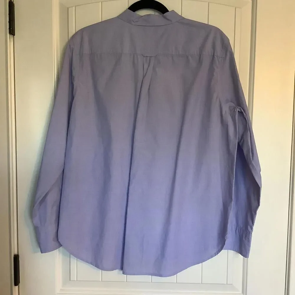 J.Crew‎ Men's Button-Up Shirt - Light Purple - Size L